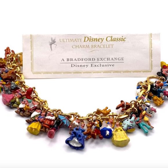 24K Gold - The Ultimate Disney Classic 37-Character Charm Bracelet - Picture 6 of 8